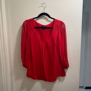 Women’s red blouse
